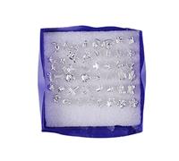Eighosee 24Pairs/Set Wholesale Mixed Shape Allergy Earring Stud Pin Lots Fashion (Color: Silver)