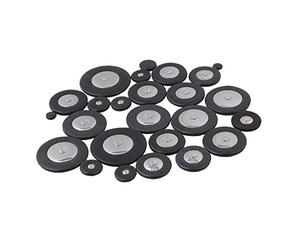 Eighosee 25 Pieces Sax Leather Pads Set Saxophone Woodwind Accessories Black