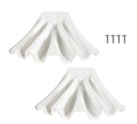 Eighosee 2pack Gutter Downspout Diverter Gutter Downspout Extension Accessory Gutter Accessories White