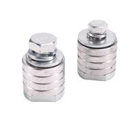 Eighosee 2PCS M14 M10 Angle Grinder Adapter Grooving Machine Adapter Conversion Kit Flange Metal Lock Nuts Slotting 100 150 Type