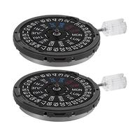 Eighosee 2PCS NH36 NH36A Automatic Movement Crown at 3 Self-Winding Mechanical Date/Day Watch Replacements Part