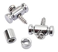 Eighosee 2Pcs String Tree For Guitar Electric Acoustic Box Accessories Chrome