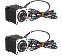 Eighosee 2PCS Super Motor 42STH48-2804AH(40R) Nema 17 Stepper Motor Long Shaft Mounts for 3D Printer Parts