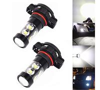 Eighosee 2x 50W 5202 H16 6000K POWER Super White LED Fog Lights Driving DRL