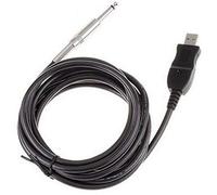 Eighosee 3 Meter USB Male to 6.35 Female Cable Cord Adapter Microphone Mic Link Audio Cable
