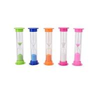 Eighosee 3 minutes Glass Hourglass Sand Decor Birthday Love Valentine's Day Gift Random color