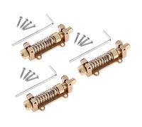 Eighosee 3 Pieces Brass Tremolo Stabilizer, Electric Guitar Tremolo Stopper Stabilizing Device Kit Accessories