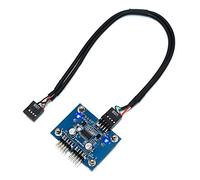 Eighosee 3-Port USB 2.0 Hub Module with Magnetic Base for Desktop, Keyboard, Mouse, USB Flash Drive