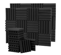 Eighosee 36 Pack Acoustic Panels 9.8x9.8x2 Inch Wedge Sound Proof Foam Acoustic Foam for Recording Studio Acoustical Treatments