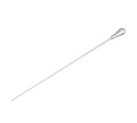Eighosee 38x2 cm Silver Metal Handle Resin Wand Conductor silver
