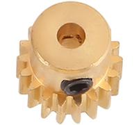 Eighosee 3PCS 3.175mm Shaft Brass Pinion Motor Gear 32DP 48DP 64DP M0.6 for 1/10 1/8 RC Car 3650 3660 Replacement Parts Accessories 18t