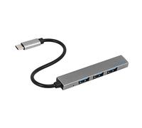 Eighosee 4 in 1 USB Hub Type-C USB-C Adapter With 4 USB 3.1 Port T-809A gray