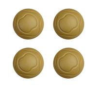 Eighosee 4 PCS Chair Foot Protectors Outdoor Foot Protectors Stabilizing Rubber Ball Feet Pad Camping Part Khaki