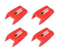 Eighosee 4 Pcs Record Player Needles, Universal Replacement Stylus Needles Replacement Stylus Needles for Vinyl Record Player