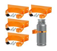Eighosee 4 Piece Propane Tank Holder Cylinder Holder 4-12 Inches, for Mounting Various Cylinders C