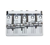 Eighosee 4 String Hardtail Bridge for Jazz Chrome 201B-4 Badass