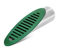 Eighosee 4Inch Angled Drainage Grate Yard Drain, Yard Drain Emitter Drainage Pipe for Sump Pump Discharge & Downspout Extensions