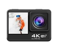 Eighosee 4K 60FPS WiFi Action Camera Anti-Shake DV Camera Dual Screen 170° Wide Angle 30M Waterproof Sport Camera
