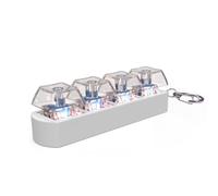 Eighosee 4Keys Keyboard Keycaps Fidget Toy Stress Relief Diy Keycaps Toy Keyboard Caps Finger Button Fidget Finger Keycaps A