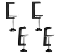 Eighosee 4pc G Clamps for Woodworking,C-Clamp for Wood Plastic Cutting Drilling Reversed for Workpiece Fixing Hand Tool Parts