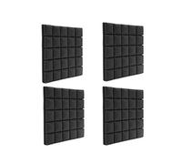 Eighosee 4Pcs/Set 500X500X50mm Soundproof Foam Panels Acoustic Sound Absorption Sponge for Walls Sound Acoustic Panels