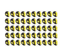 Eighosee 50 PCS Mini Measuring Tape Retractable Key Chain Tape Plastic Measure Easy Read Measuring Tape Bulk Set