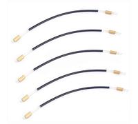 Eighosee 5pcs 4/4 Violin Tailpiece Tail Black