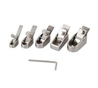 Eighosee 5Pcs in Different Sizes Violin Finger Plane Cutter Set for DIY Violin Viola Cello Wooden Instrument