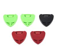 Eighosee 5pcs Plastic Guitar Pick Holder Case