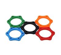 Eighosee 5pcs Rubber Wireless Handheld miniphone Anti-rolling Protection Ring 35mm