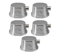 Eighosee 5PCS Silver Alloy Drum Kit Rectangular Lug Single End Drum Percussion Accessory Replacement