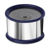Eighosee 6.5L Dog Water Bowl 1.6 Gallon Super Large Capacity No Spill Dog Water Bowl,Stainless Steel Spill Proof Water Feeder Easy Install Easy to Use (A)