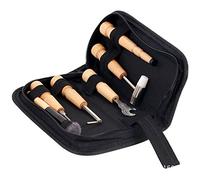 Eighosee 6 Guitars Repair Maintenance Kits Wrenches Screwdriver Hammer Dusting Brush with Storage Bag