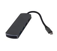 Eighosee 6 in 1 USB C HUB USB to Multi USB 3.0 Carder Reader Adapter USB Splitter Air USB Dock Type C HUB(Green)