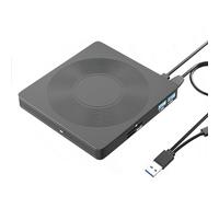 Eighosee 6 In1 External CD/DVD Drive USB3.0 Type C CD DVD RW VCD Optical Drive with SD TF Card Reader DVD Burner for PC Laptop 1 Piece