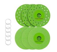 Eighosee 6 Pack 4.5 Inch (115mm) Diamond Grit Rock Slab Grinding Disc for Cutting and Grinding of Ceramics, Tiles and Marble