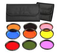 Eighosee 67mm SLR Camera Filter Set 9 In 1 with Two Filter Storage Bags for SLR Camera Lenses