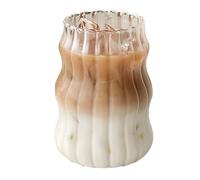 Eighosee 6PCS Glass Cup Heat- Tumbler Drinkware Transparent Tea Juice Milk Coffee Mug Home Water Glasses Mug, Easy to Use High Guality A