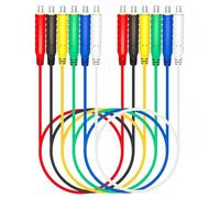 Eighosee 6Pcs Magnetic Test Leads Silicone Flexible Jumper Test Wire Soft Sensors Switches Test Lead for Testing 30V AC/5A 20AWG