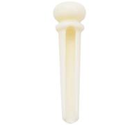Eighosee 6Pcs Real Bone Material Acoustic Guitar Bridge Pins With Pearl Shell Dot