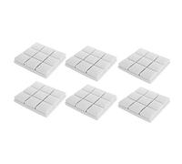 Eighosee 6Pcs/Set 300X300X50mm Soundproof Foam Panels Acoustic Sound Absorption Sponge Sound Acoustic Panels White