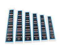 Eighosee 6Pcs Violin Practice Fingerboard Sticker Fret Finger Chart