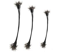 Eighosee 72Pcs Anti-bite Fishing Lure Wire Trace Leader Swivel Stainless Steel Rolling Swivels for Pike Fishing 15/20/25cm