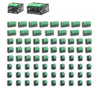 Eighosee 75PCS 2/3/5 Conductor Electrical Splice Wire Connectors,24-12 AWG Quick Push-in Lever Combination Kit