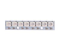 Eighosee 8 x WS2812B 5050 RGB Driving LED Lights Board Strip Built-in Full-Color For NAZE32 CC3D