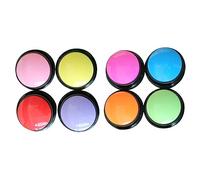 Eighosee 8PCS Recording Squeeze Box Buzzer Sounding Box Recordable Voice Sound Button Party Supplies Communication Button Toy