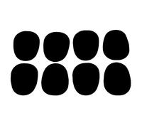 Eighosee 8x Flute Mouthpiece Pad Black 0.5mm Thick