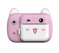 Eighosee A7 Mini Digital Cameras Cute Portable Cameras Camera with Photo Printing Function(Pink)