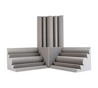 Eighosee Absorption Foam Home Theatre Corner Sound Insulation Cotton Acoustic Foam Tiles Panels,Grey