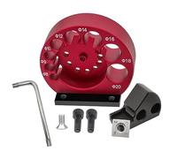Eighosee Adjustable Drill Dowel Maker Jig 8mm-20mm with Carbide Blades Woodworking Electric Drill Milling Dowel Auxiliary Tool